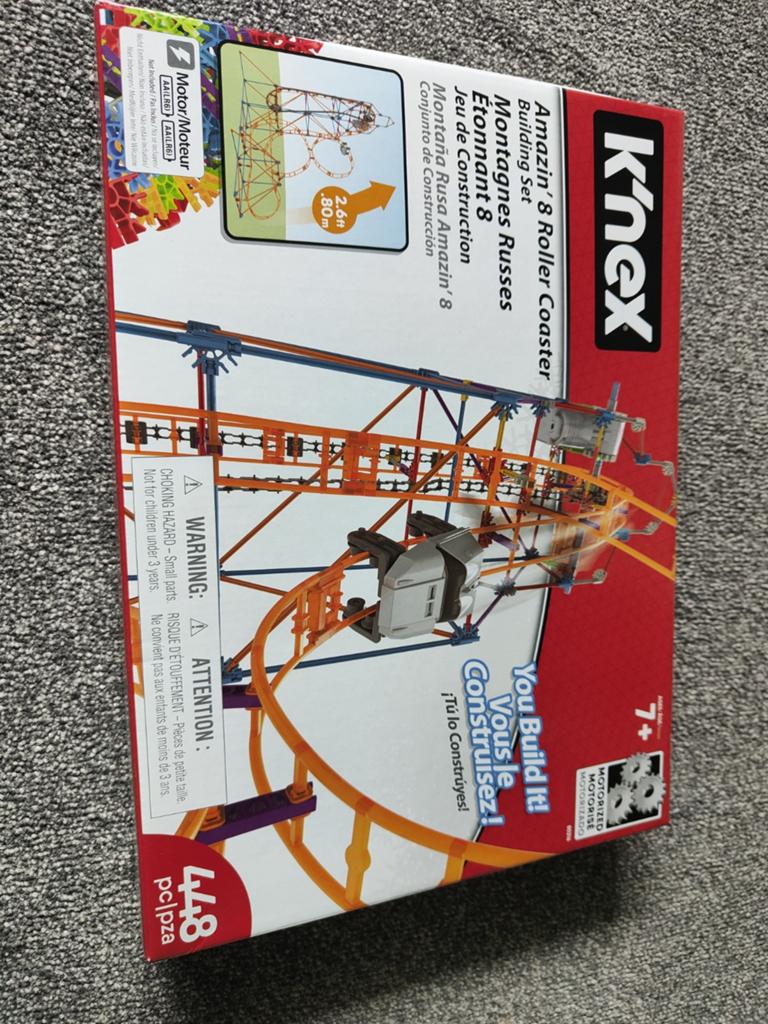 Knex achtbaan rollercoaster., Kinderen en Baby's, Speelgoed | Bouwstenen, Ophalen of Verzenden, Zo goed als nieuw, K'nex