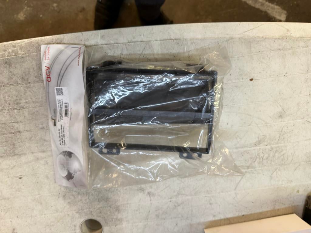 2-DIN Radio Inbouwframe voor Ford Fiesta/Fusion >2005 Zwart, Ophalen of Verzenden, Nieuw, Ford