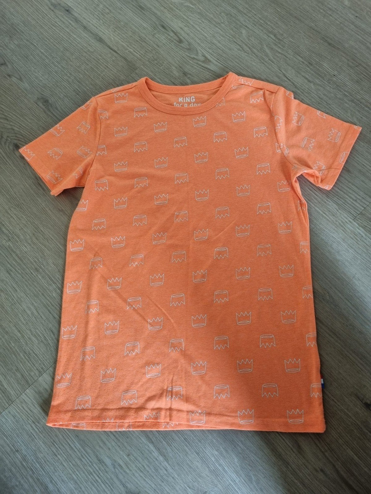 Nieuw Hema T-shirt Jongens Oranje Maat 146-152, Nieuw, Ophalen of Verzenden, Shirt of Longsleeve, Hema