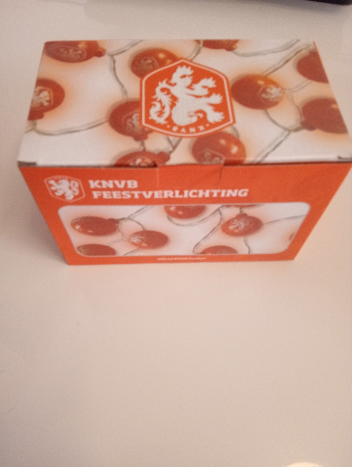 KNVB Feestverlichting - Oranje Voetbal Slinger, Ophalen of Verzenden, Nieuw, Versiering, Oranje of Koningsdag