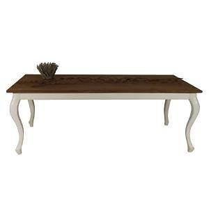 eettafel Queen Ann Teak blad white-wash160 cm Laagste prijs, Nieuw, Ophalen of Verzenden, Minder dan 100 cm, Hout