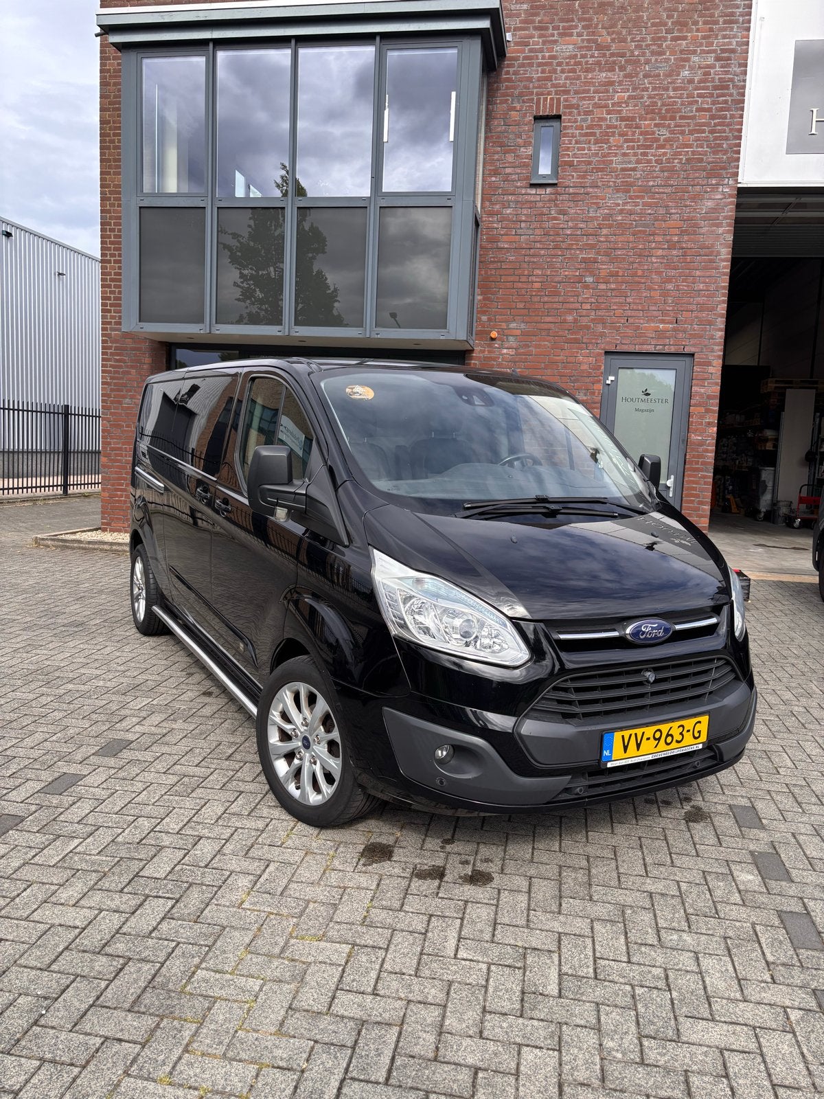 Ford Transit Custom GB 2.2 Tdci Econetic Lease 125PK 290, Auto's, Voorwielaandrijving, Euro 5, 125 pk, Zwart