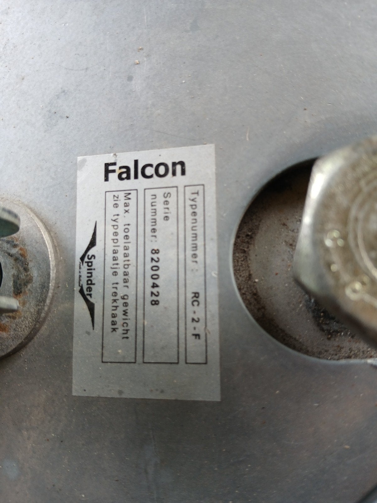 Fietsendrager Falcon Spintler, Ophalen, Gebruikt, Trekhaakdrager