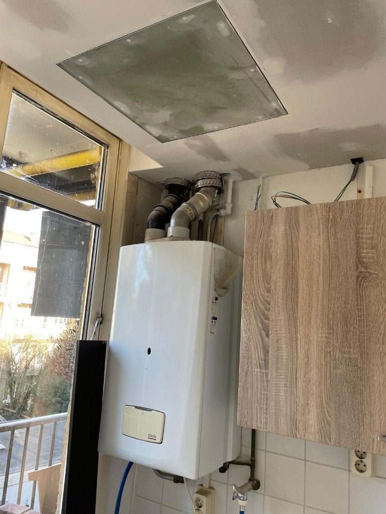 CV installatie, Ophalen, 30 tot 80 cm, Gebruikt, Cv-ketel of Combi-ketel