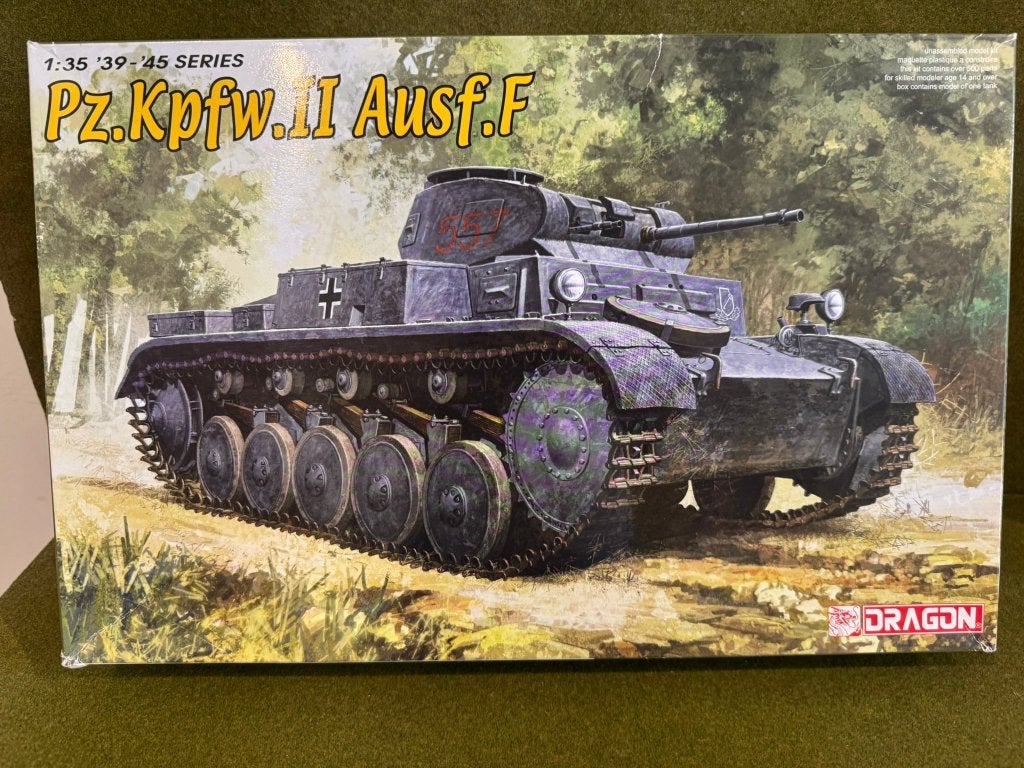 Dragon 1/35 6263 German tank PzKpfw II Ausf. F, Verzenden, Zo goed als nieuw, 1:35 tot 1:50