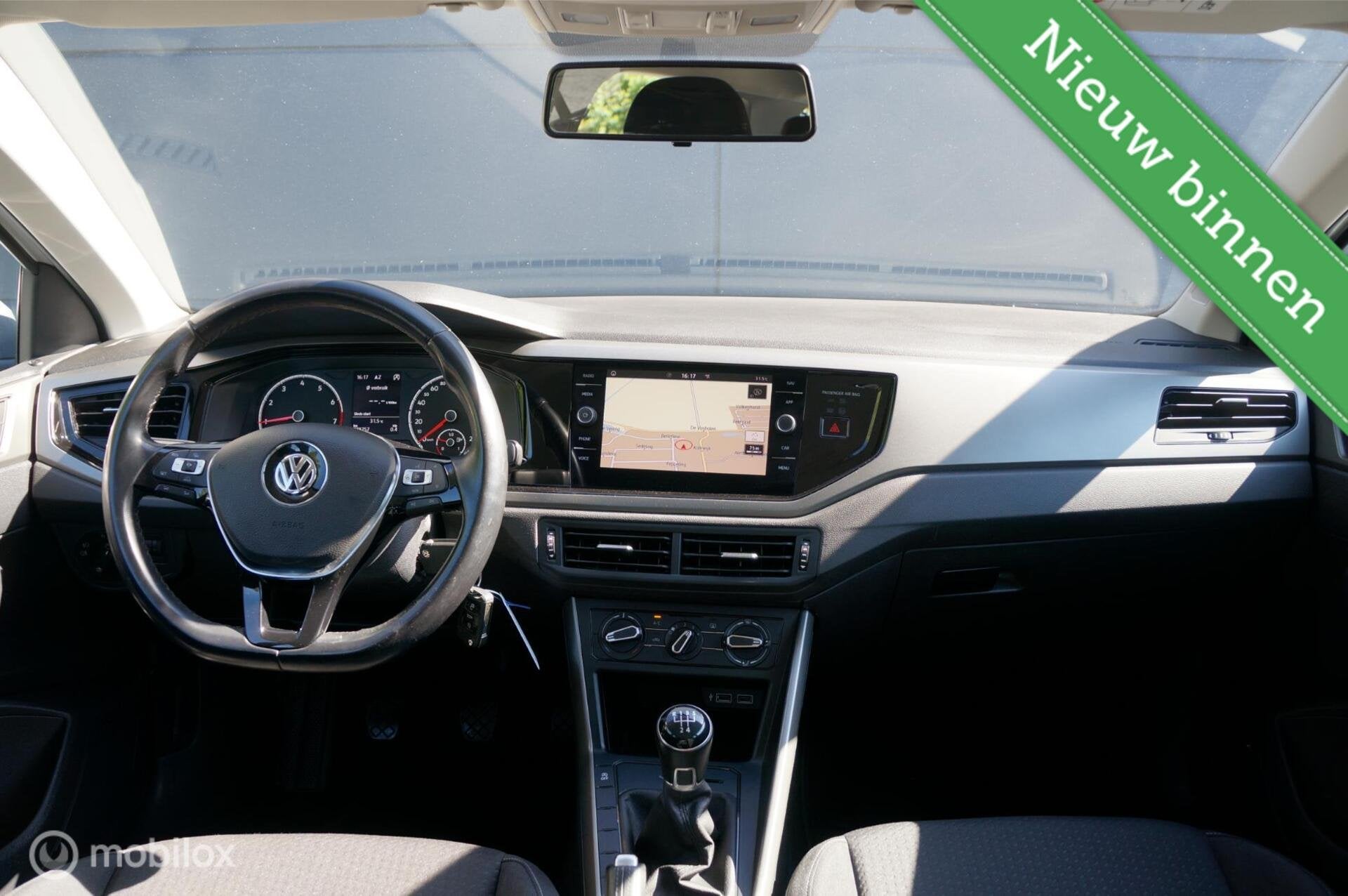 Volkswagen Polo 1.0 TSI Comfortline Bns Navi Apple/Android !, Auto's, Voorwielaandrijving, Stof, Start-stop-systeem, Origineel Nederlands