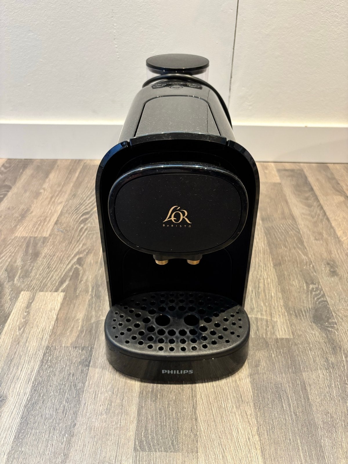 Philips L'OR Barista Koffiezetapparaat Zwart, Ophalen, Gebruikt, Koffiemachine, Koffiepads en cups
