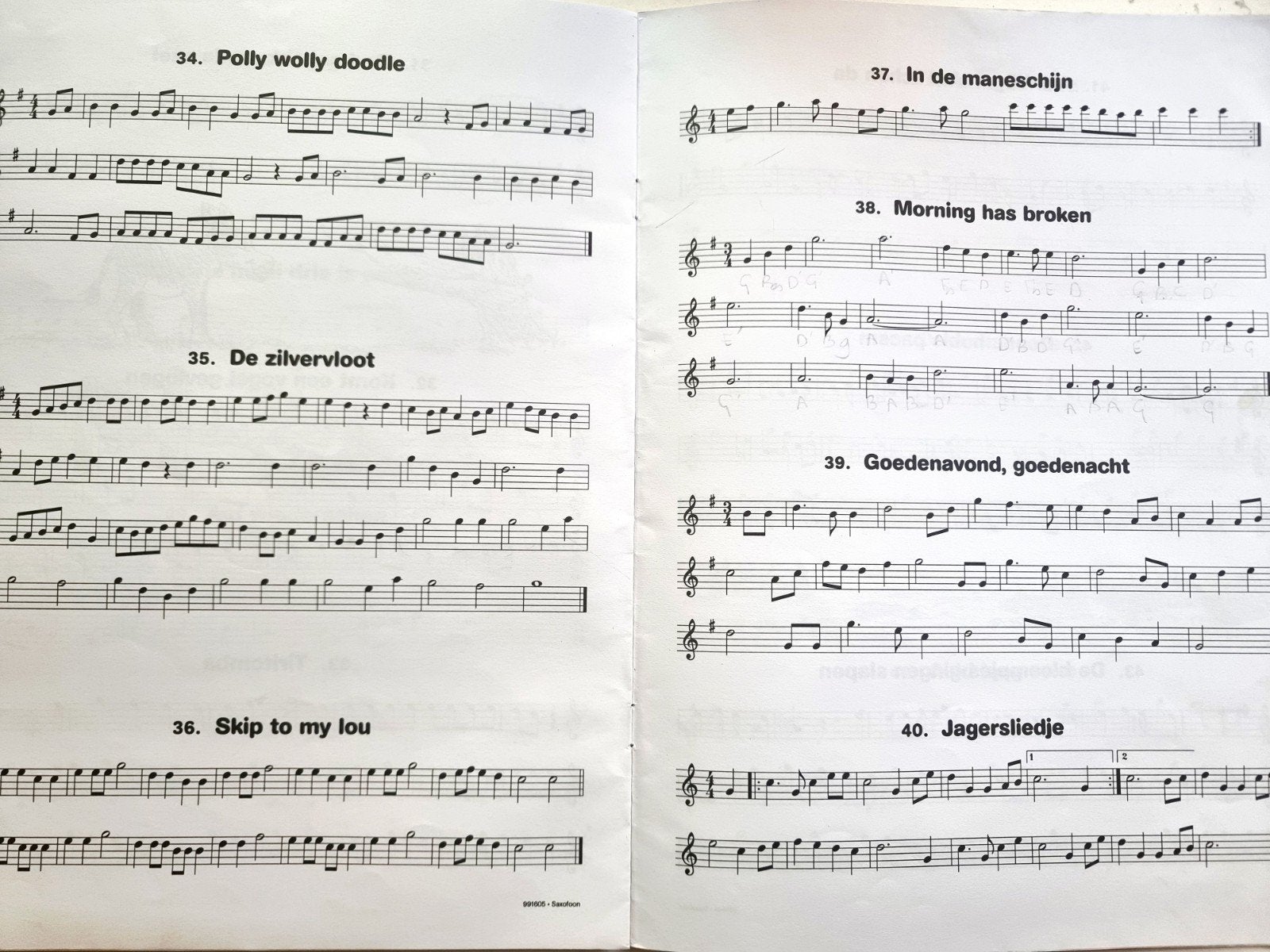 Horen, Lezen & Spelen 1 - De Bekende Liedjes Saxofoon Bl14, Muziek en Instrumenten, Bladmuziek, Gebruikt, Verzenden, Populair