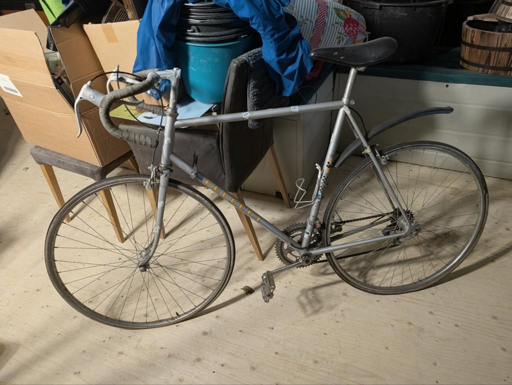Vintage Peugeot Record Du Monde Racefiets, Fietsen en Brommers, Fietsen | Racefietsen, Gebruikt, 53 tot 57 cm, Ophalen, Overige merken