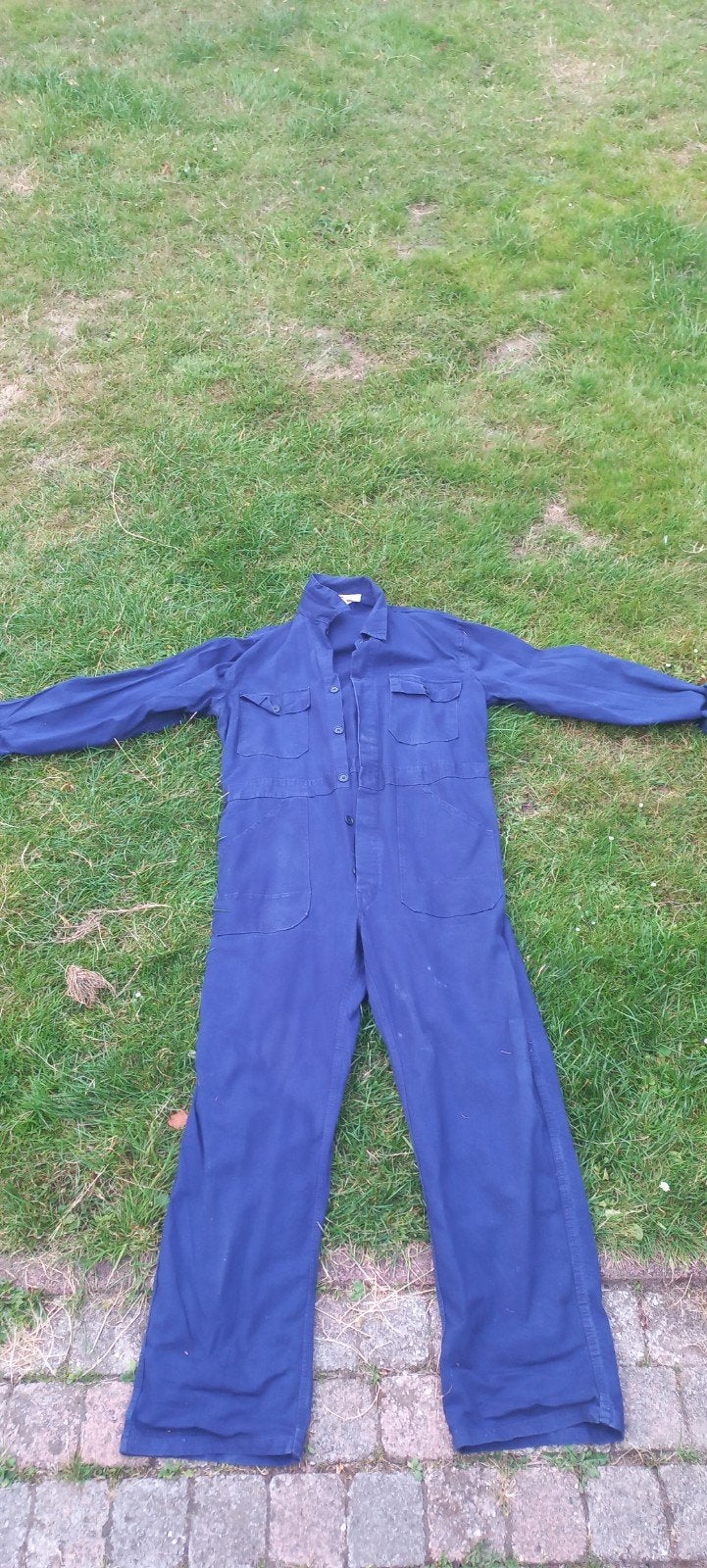 Overall, blauw maat 54, Tuin en Terras, Werkkleding, Ophalen of Verzenden, Overall