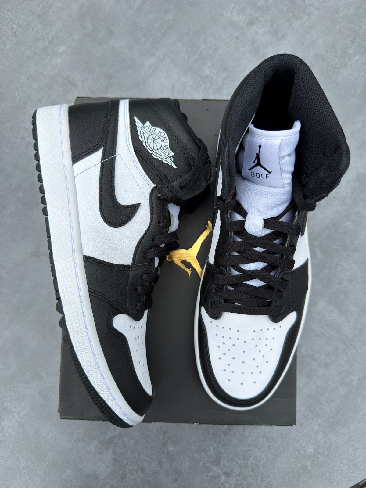 Air Jordan 1 High Golf Black White - Maat 44, Kleding | Heren, Schoenen, --, Zwart, Nieuw, Ophalen of Verzenden