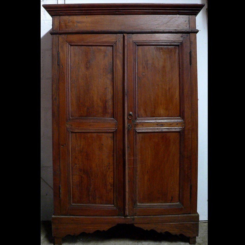 Antieke kast uit Indonesie KA11 Landelijk oud teak hout, Antiek en Kunst, Ophalen of Verzenden