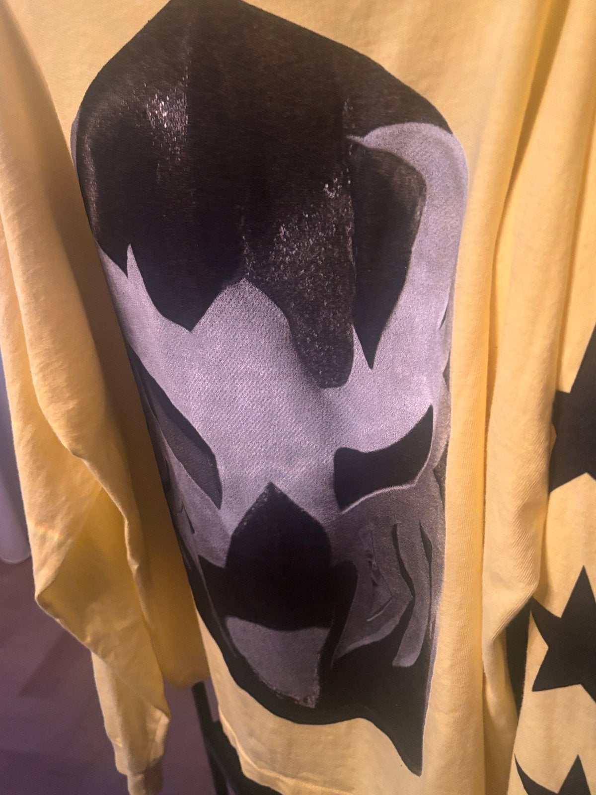 Kanye West Style Longsleeve Geel L/XL, Ophalen of Verzenden, Zo goed als nieuw, Maat 52/54 (L), Geel