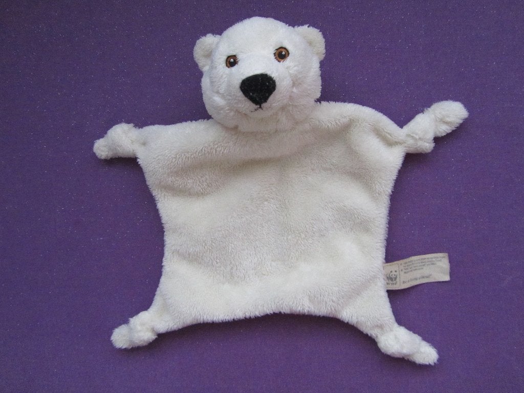 W.W.F. Knuffeldoekje IJSBEER UIT 1986 **Nieuw**, Overige merken, Beer, Nieuw, Ophalen of Verzenden