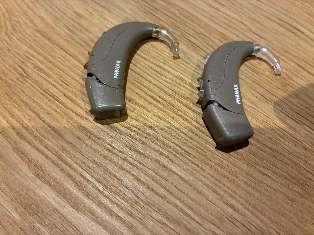 Phonak Naída S V SP gehoorapparaten links + rechts, Diversen, Ophalen of Verzenden, Gebruikt