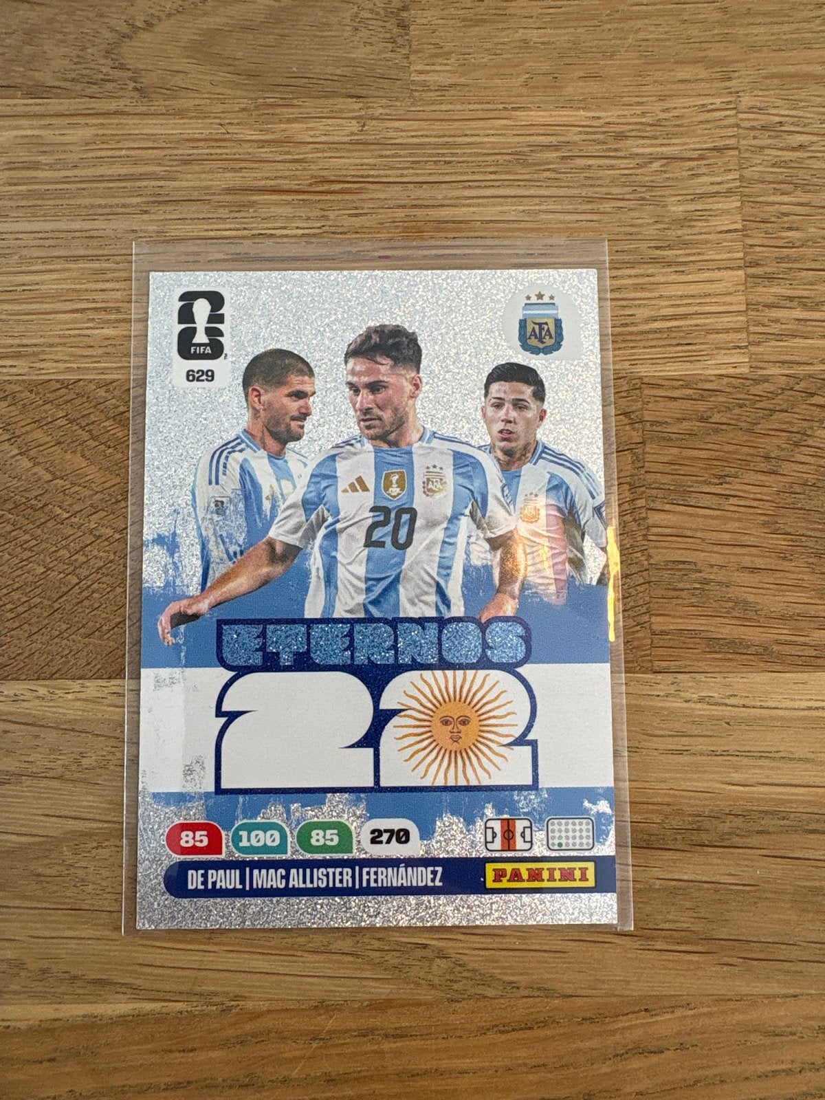 Panini adrenalyn kaart nummer 629, Hobby en Vrije tijd, Stickers en Plaatjes, Ophalen of Verzenden, Zo goed als nieuw, Plaatje