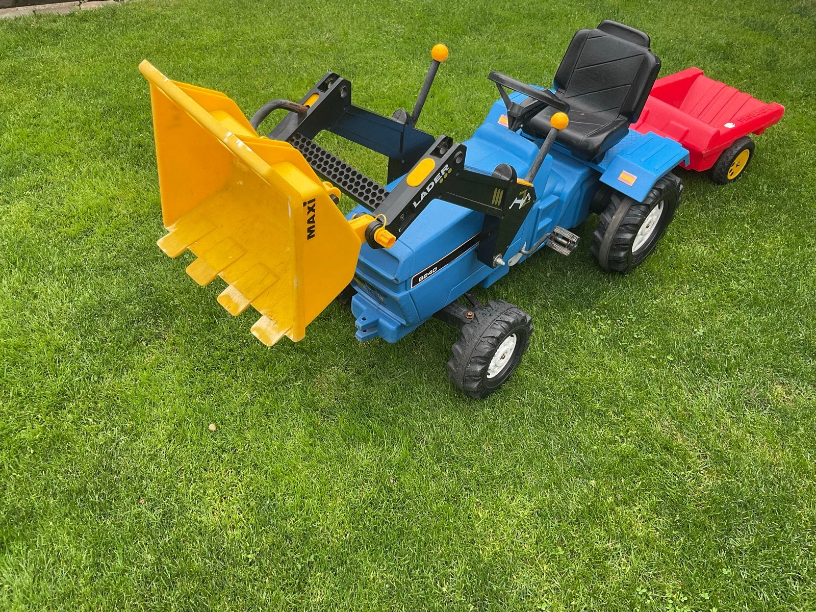 Rolly Toys Ford Tractor met voorlader en aanhanger, Ophalen, Gebruikt, Trapvoertuig