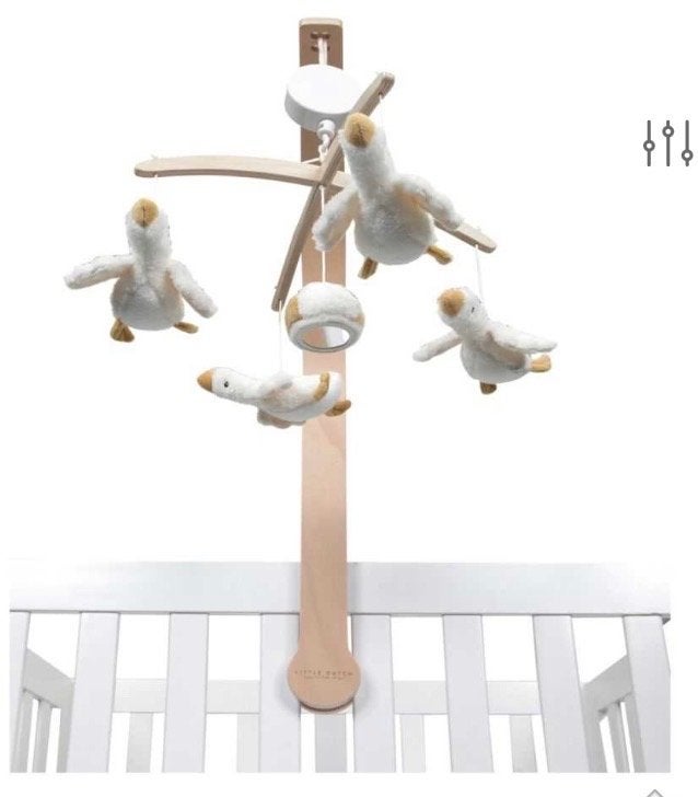 Little Dutch houten muziekmobiel little goose, Ophalen, Zo goed als nieuw