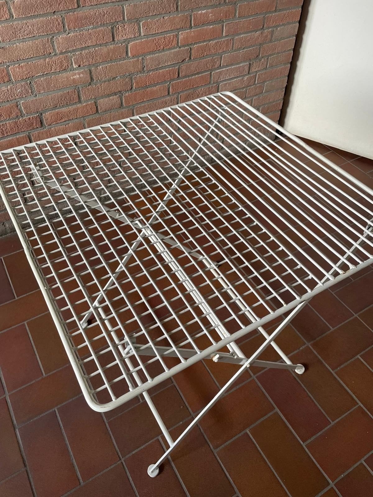 Opklapbaar tafeltje, Ophalen, Gebruikt