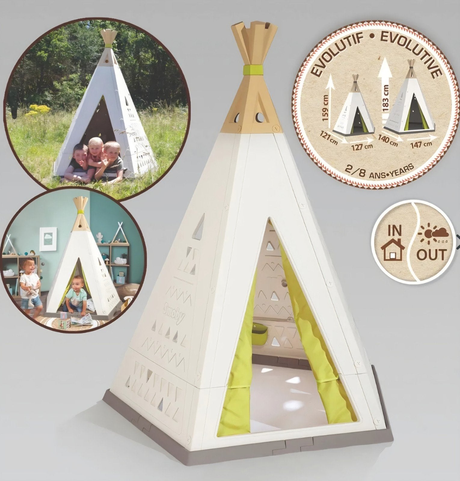 Smoby Tipi speeltent en speelhuis, Ophalen, Nieuw