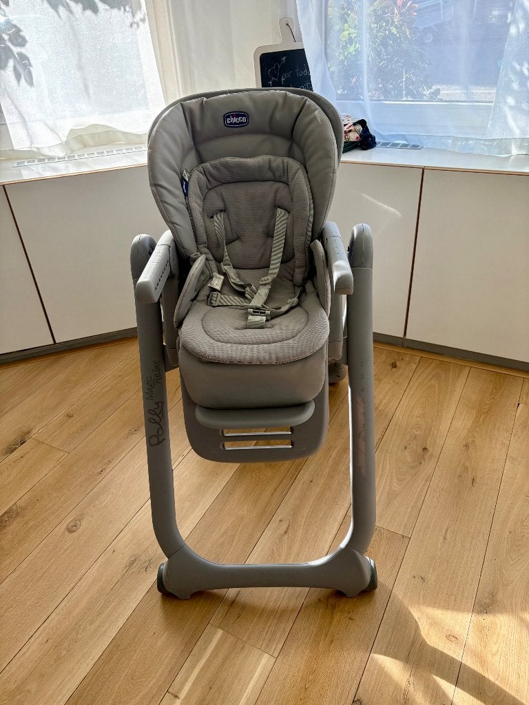 Chicco Polly Magic Relax Evolutionary High Chair, Ophalen, Gebruikt, Overige typen, Gordel(s)