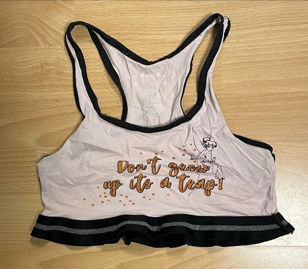 Disney Tinkerbell crop top - maat 34, Kleding | Dames, Ophalen of Verzenden, Gedragen