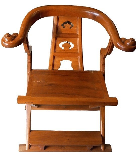 2 Oosterse boeddisten armstoelen, Ophalen