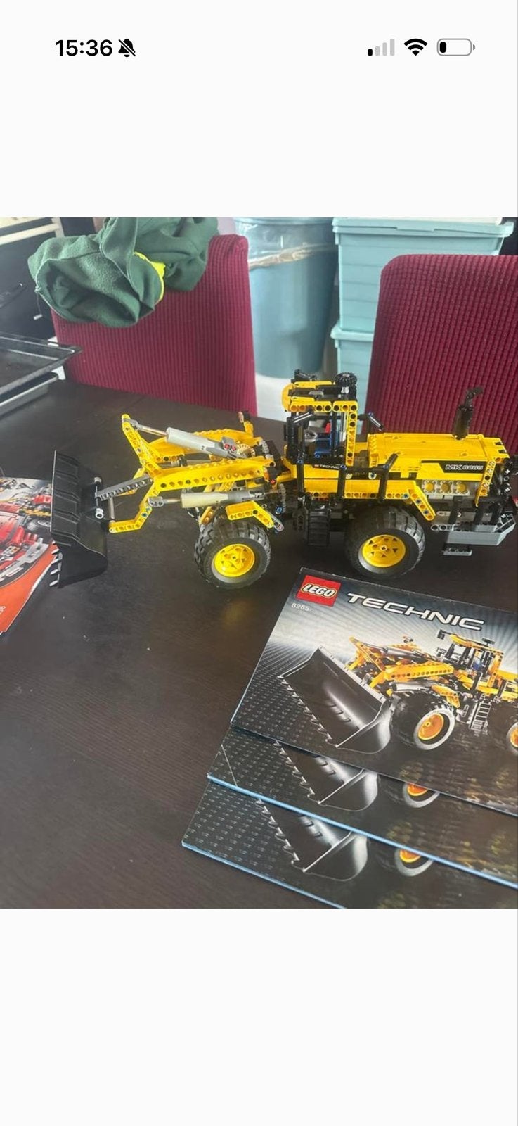LEGO Technic Wiellader 8258 - Compleet met boekjes, Ophalen of Verzenden, Zo goed als nieuw, Overige merken