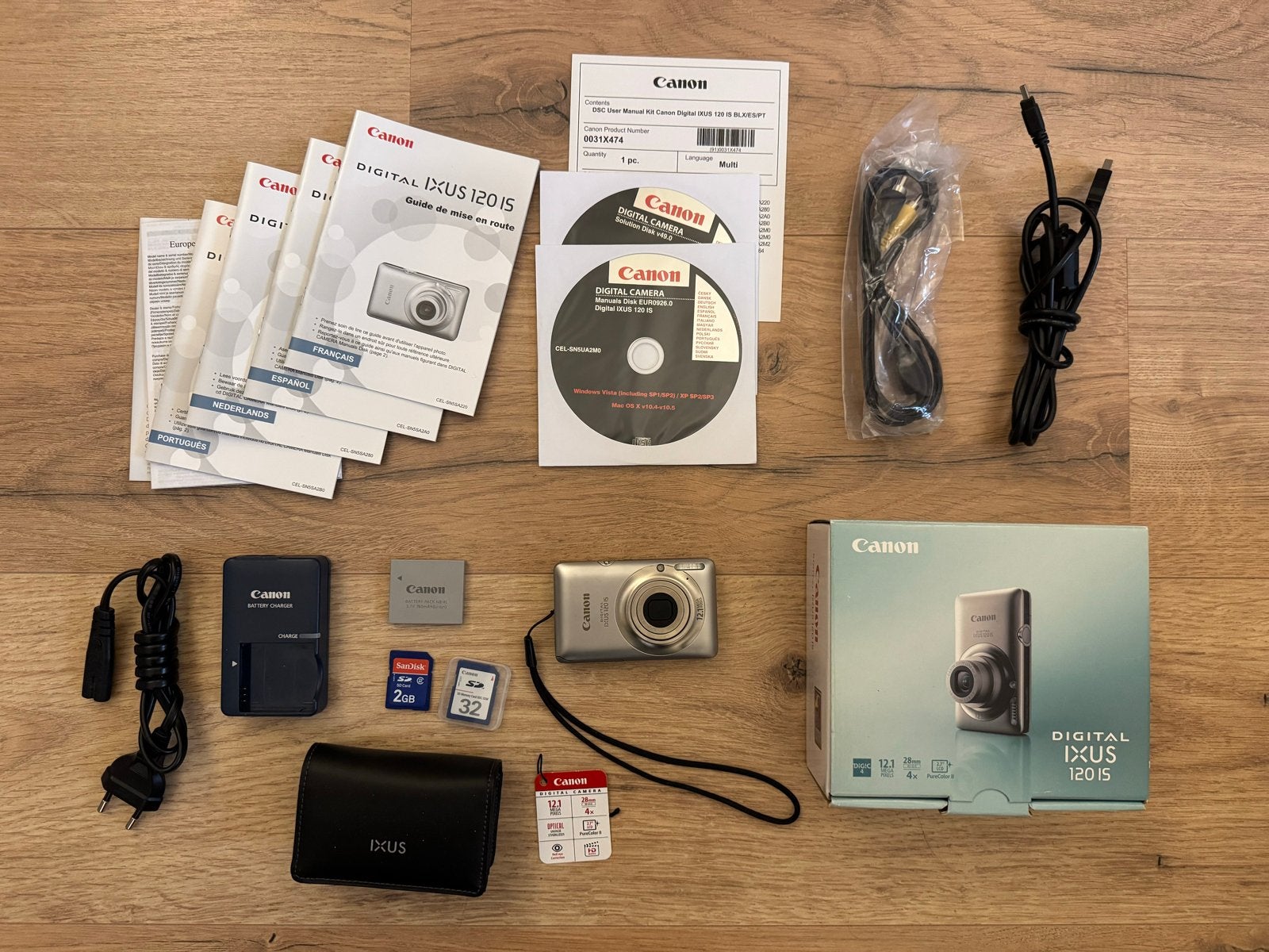 Canon Digital IXUS 120 IS Compactcamera - Zilver, Canon, 12 megapixels, Beeldstabilisatie, Ophalen of Verzenden