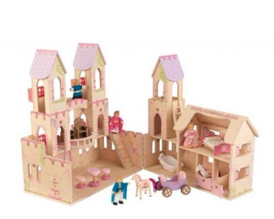 KidKraft houten prinsessenkasteel, Ophalen, Gebruikt