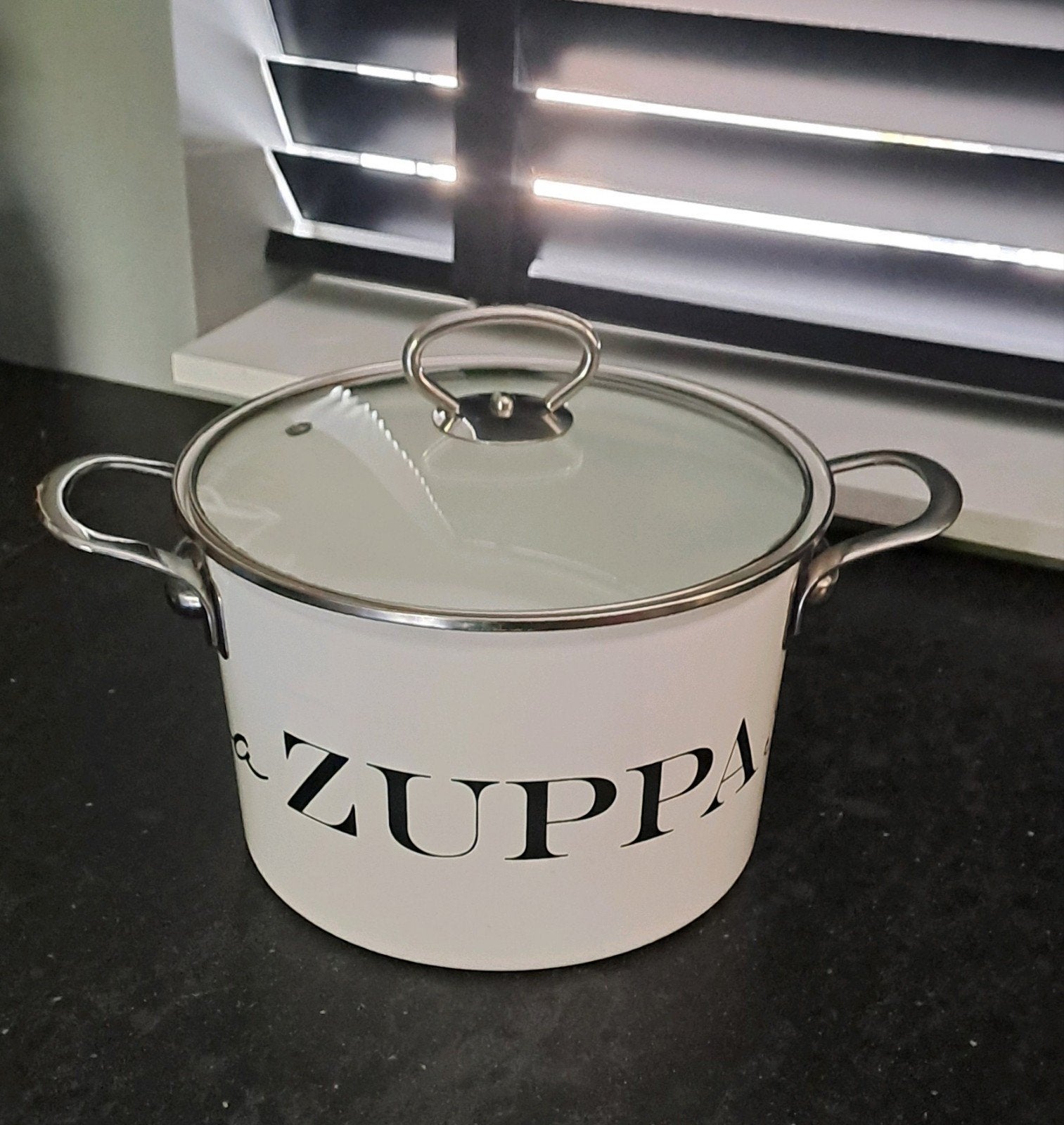 Riviera Maison Pasta Pan/Zuppa Verdura/Salsa/Nooit gebruikt, Overige materialen, Ophalen of Verzenden, Zo goed als nieuw, Kookpan