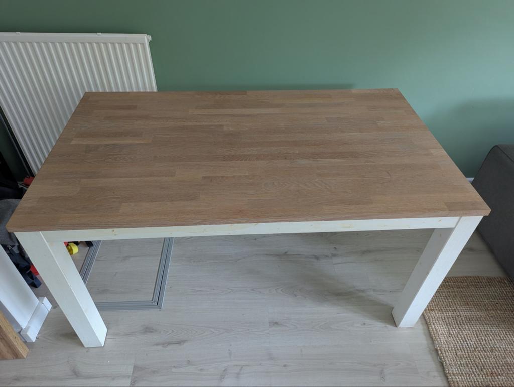 Eettafel, Ophalen, Gebruikt, 100 tot 150 cm, 50 tot 100 cm