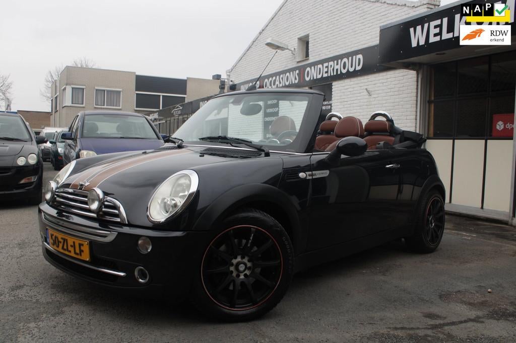 Mini Mini Cabrio 1.6 Cooper Sidewalk | Cabrio | Airco | Crui, Auto's, Mini, Bedrijf, Te koop, Cabrio, ABS, Airbags, Airconditioning