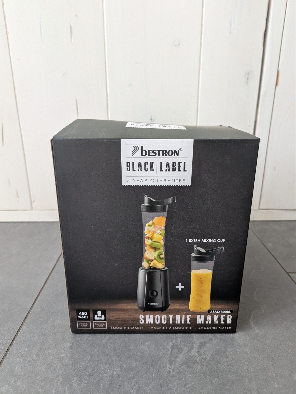 Bestron Smoothie Maker - Ongebruikt met extra beker, Nieuw, Ophalen of Verzenden, Vaatwasserbestendig, Minder dan 1 liter