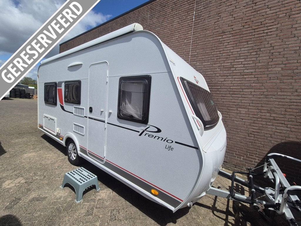 Bürstner Premio Life 480 TL 2019 Luifel, mover 1695, Caravans en Kamperen, Standaardzit, 750 - 1000 kg, Particulier, Bürstner