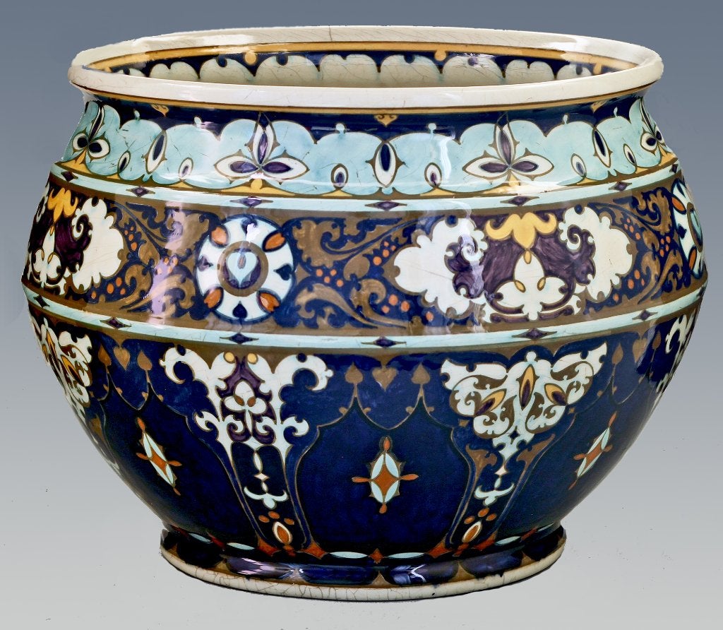 Rozenburg (juliana) Plateel Pot (Nr.:13), Antiek en Kunst, Ophalen of Verzenden