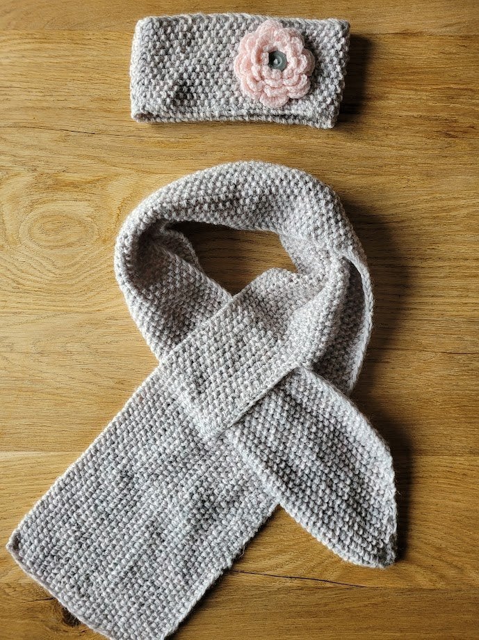 muts en sjaal setje voor baby nieuw, Kinderen en Baby's, Babykleding | Mutsen, Sjaals en Wanten, Ophalen of Verzenden, Nieuw, Meisje
