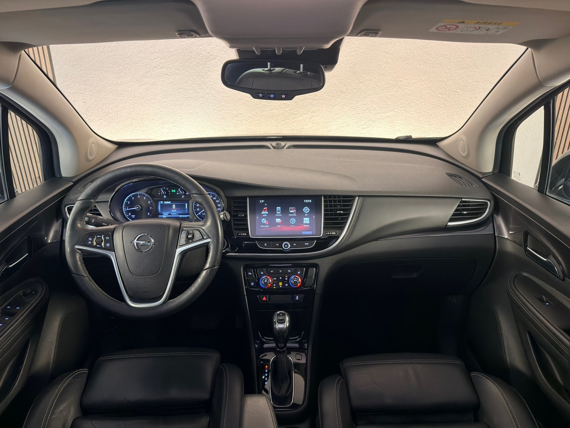 Opel Mokka X 1.4 Turbo Online Edition Panoramadak, Leder, Tr, Voorwielaandrijving, Gebruikt, Zwart, Leder