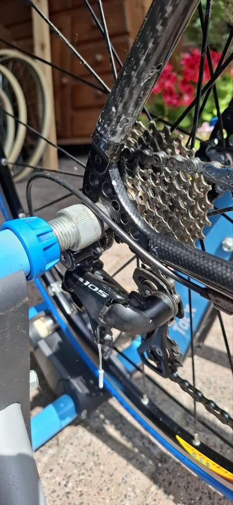 Tacx met fiets, Sport en Fitness, Wielrennen, Ophalen, Gebruikt