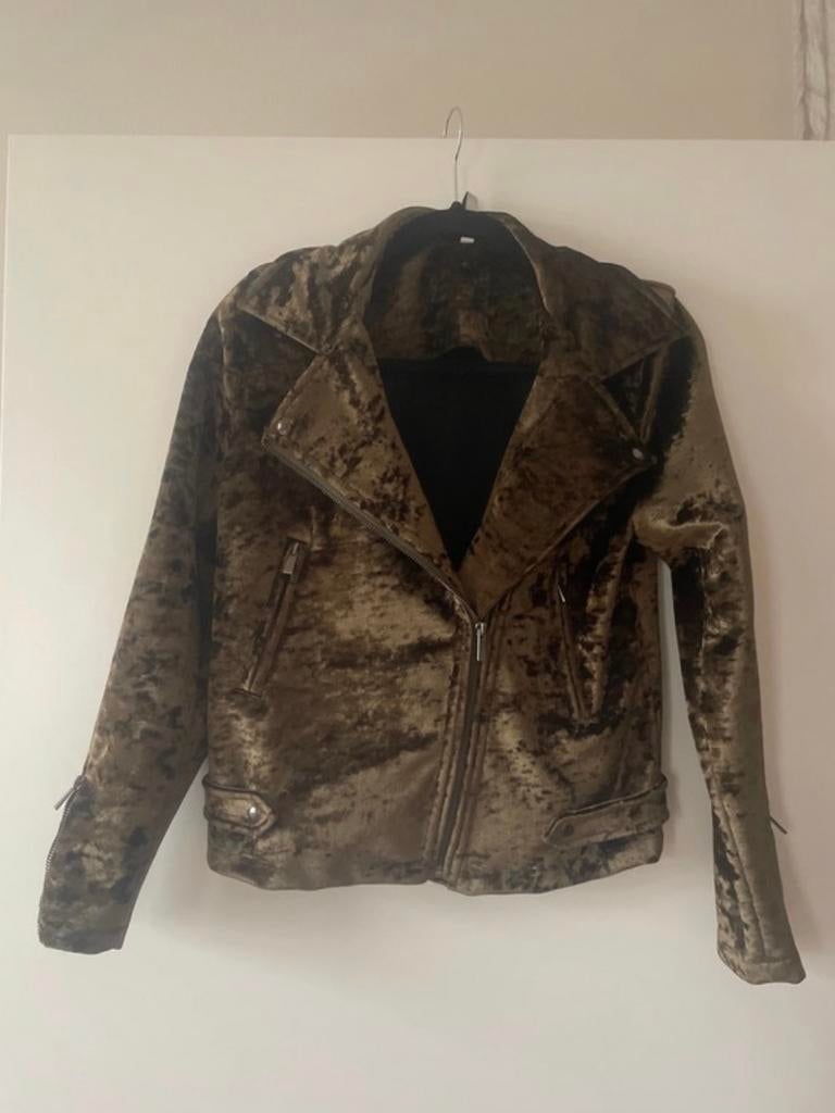 Summum Biker jas, Kleding | Dames, Ophalen of Verzenden, Gedragen, Maat 38/40 (M), Groen