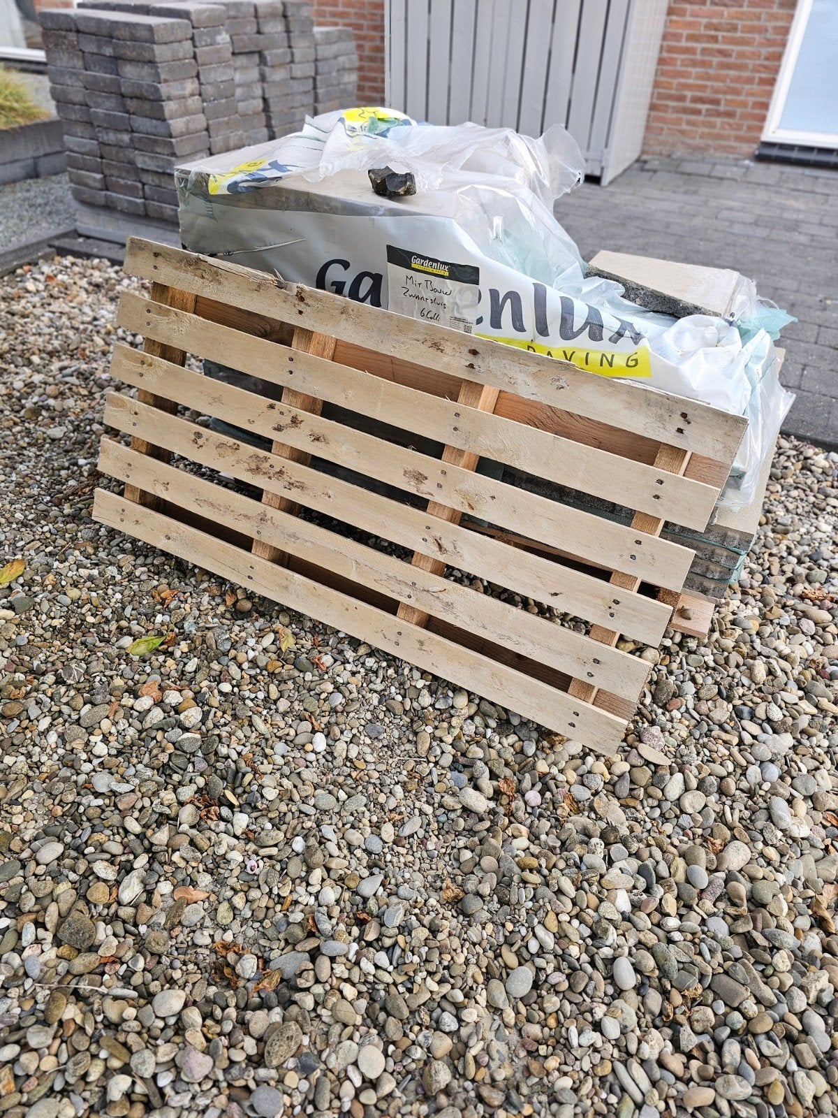 pallet, Minder dan 3 m³, Ophalen