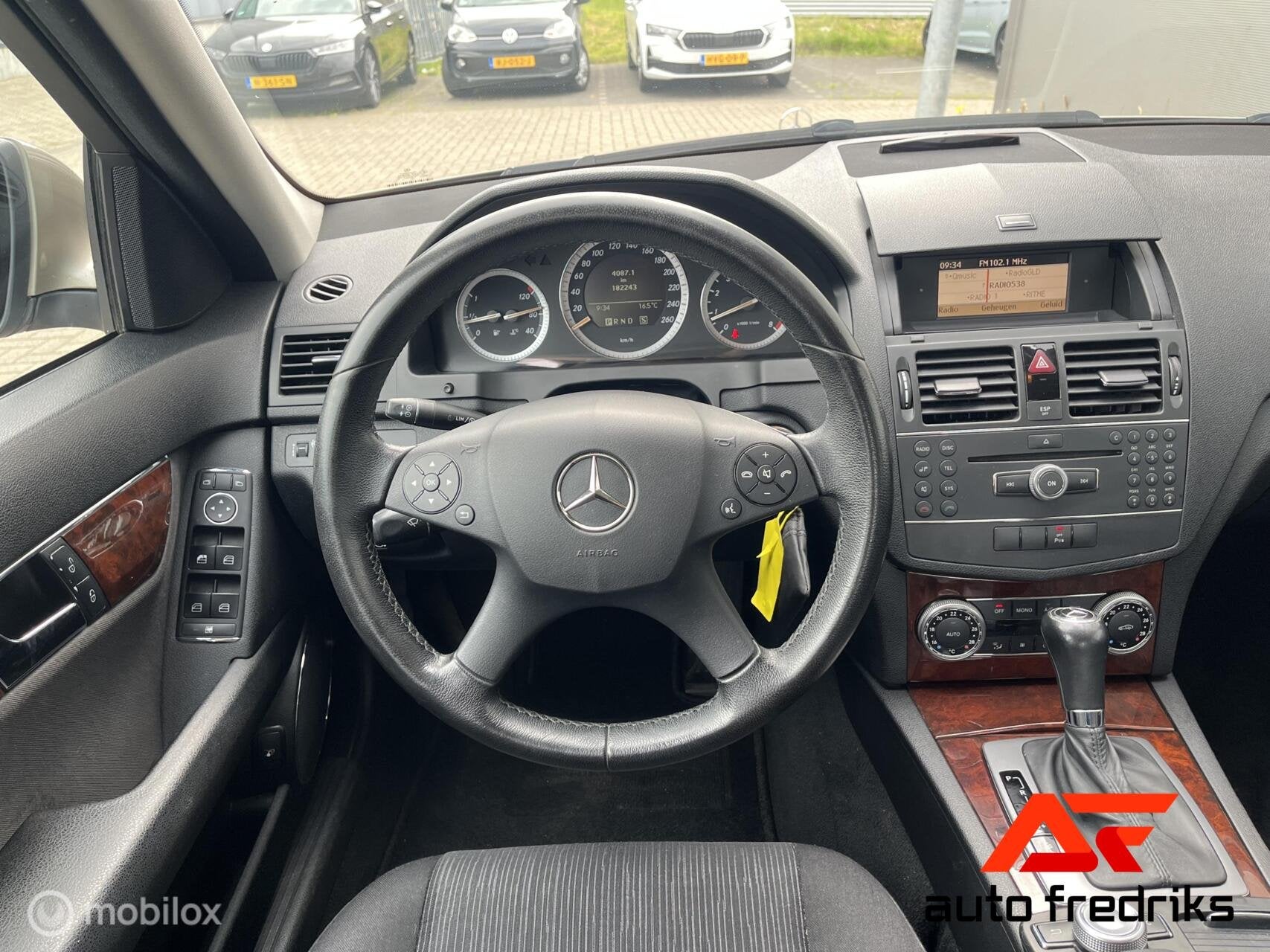 Mercedes C-klasse 200 K Elegance | org NL | Trekhaak |, Auto's, Achterwielaandrijving, 4 cilinders, 1796 cc, Beige