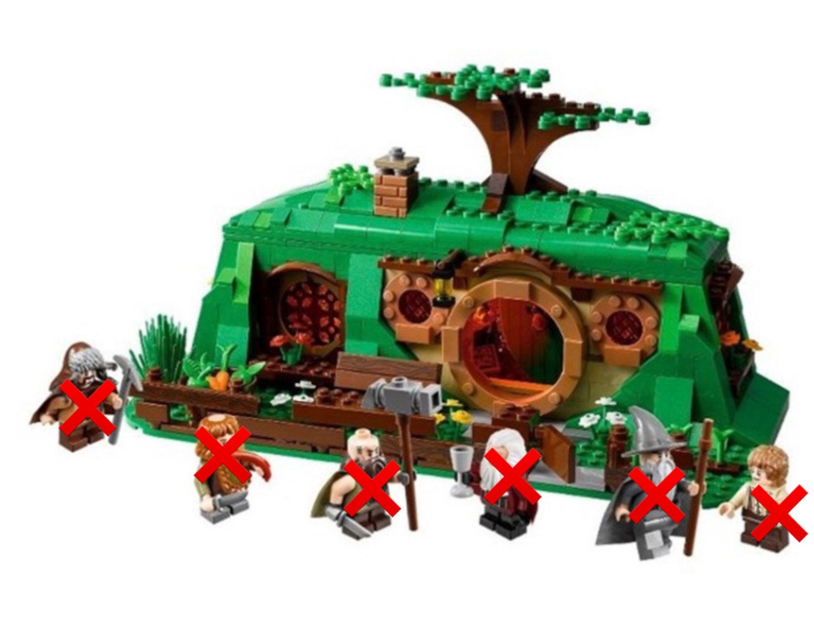 Lego hobbit 79003 A unexpected gathering Set alleen, Overige thema's, Lego, Compleet, Ophalen of Verzenden