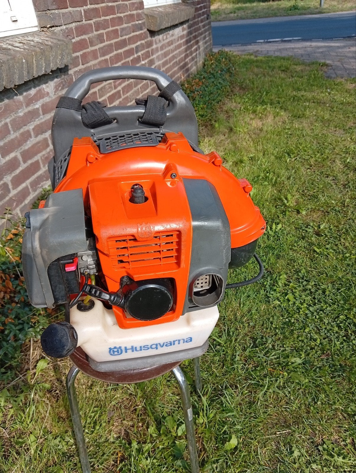 krachtige Husqvarna 350BT rug gedragen bladblazer, Ophalen, Benzine