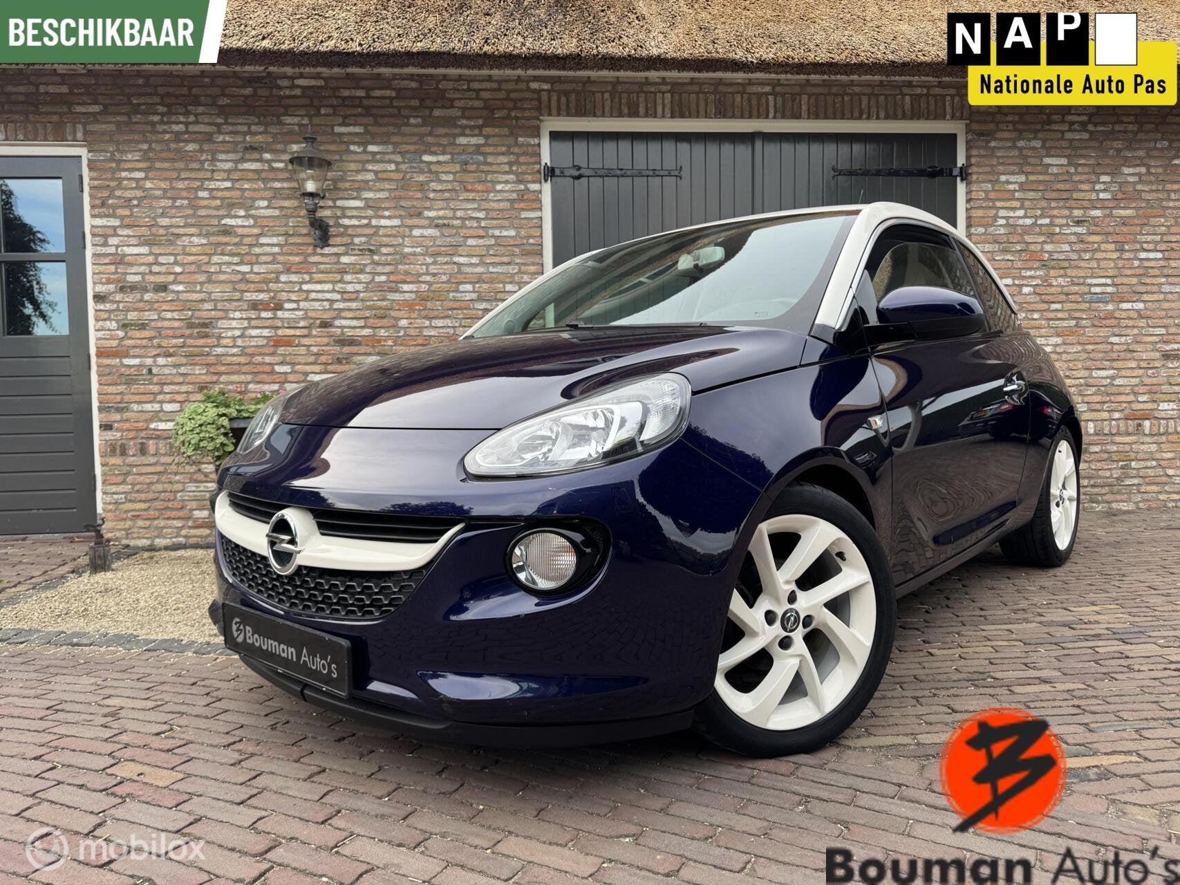 Opel ADAM 1.2 - Nieuwe Apk, Auto's, Voorwielaandrijving, ADAM, Gebruikt, 4 stoelen