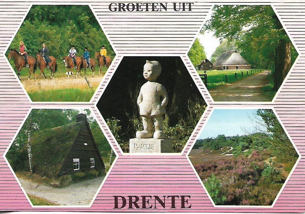 Drenthe- -5-luik., Ophalen of Verzenden, 1980 tot heden, Gelopen, Drenthe