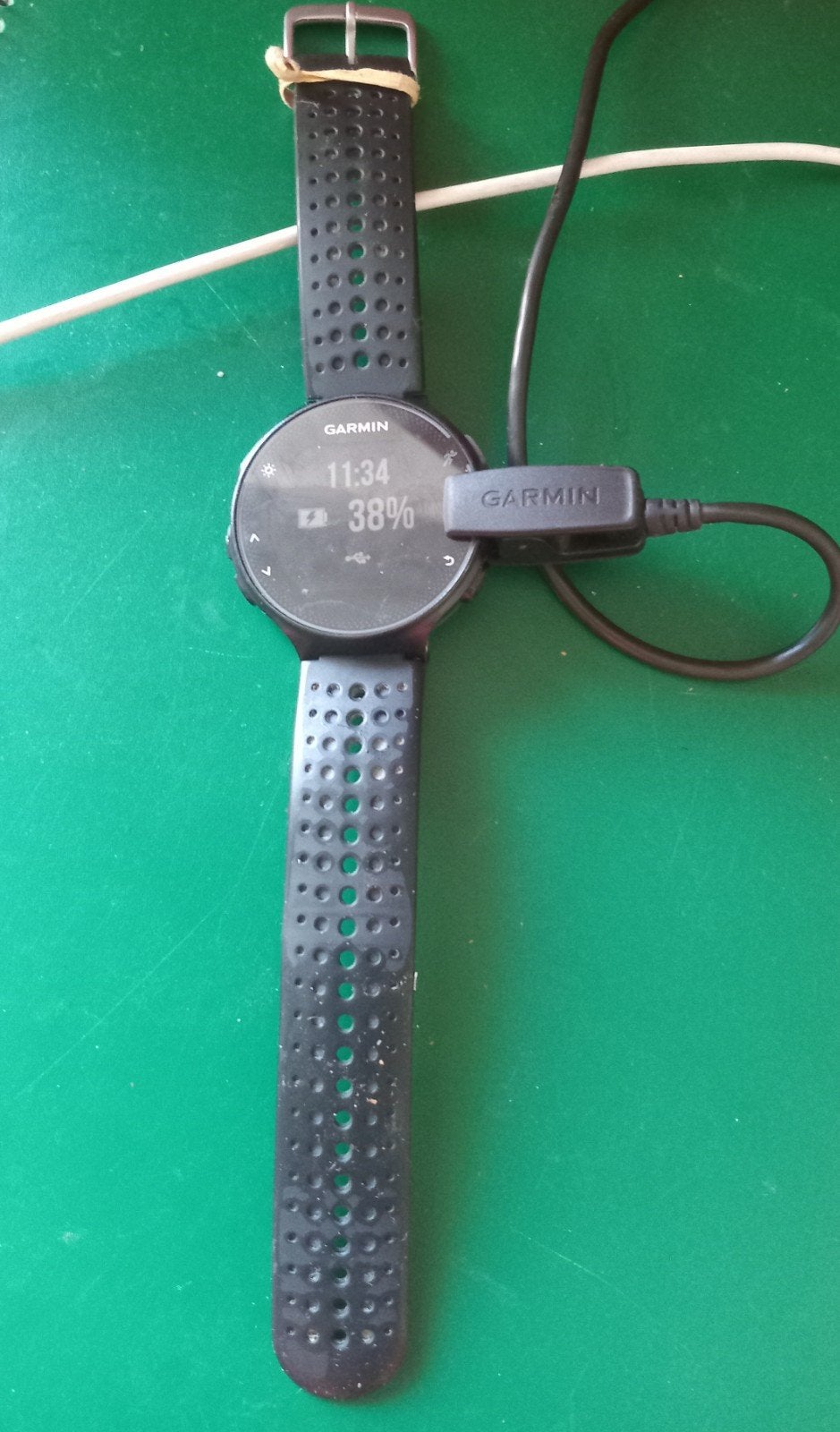 Garmin Forerunner sporthorloge met hartslagmeter, Gebruikt, Zwart, Garmin, Ophalen of Verzenden