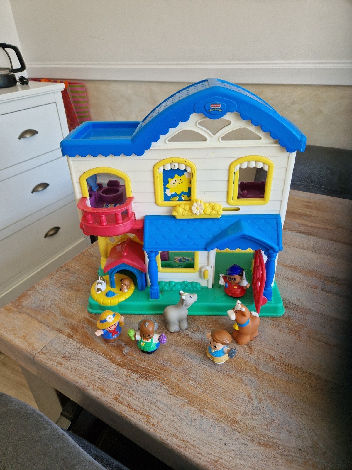 My little people boerderij met geluiden en scooter auto met, Kinderen en Baby's, Speelgoed | Fisher-Price, Ophalen, Speelset