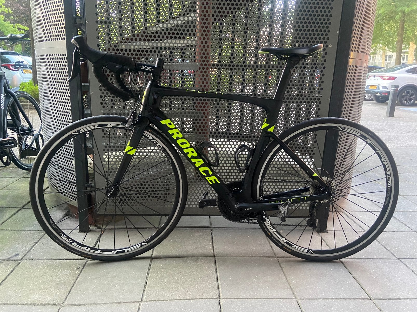 Prorace Hunt full carbon maat 51, Fietsen en Brommers, Fietsen | Racefietsen, Carbon, 49 tot 53 cm, Zo goed als nieuw, Meer dan 20 versnellingen