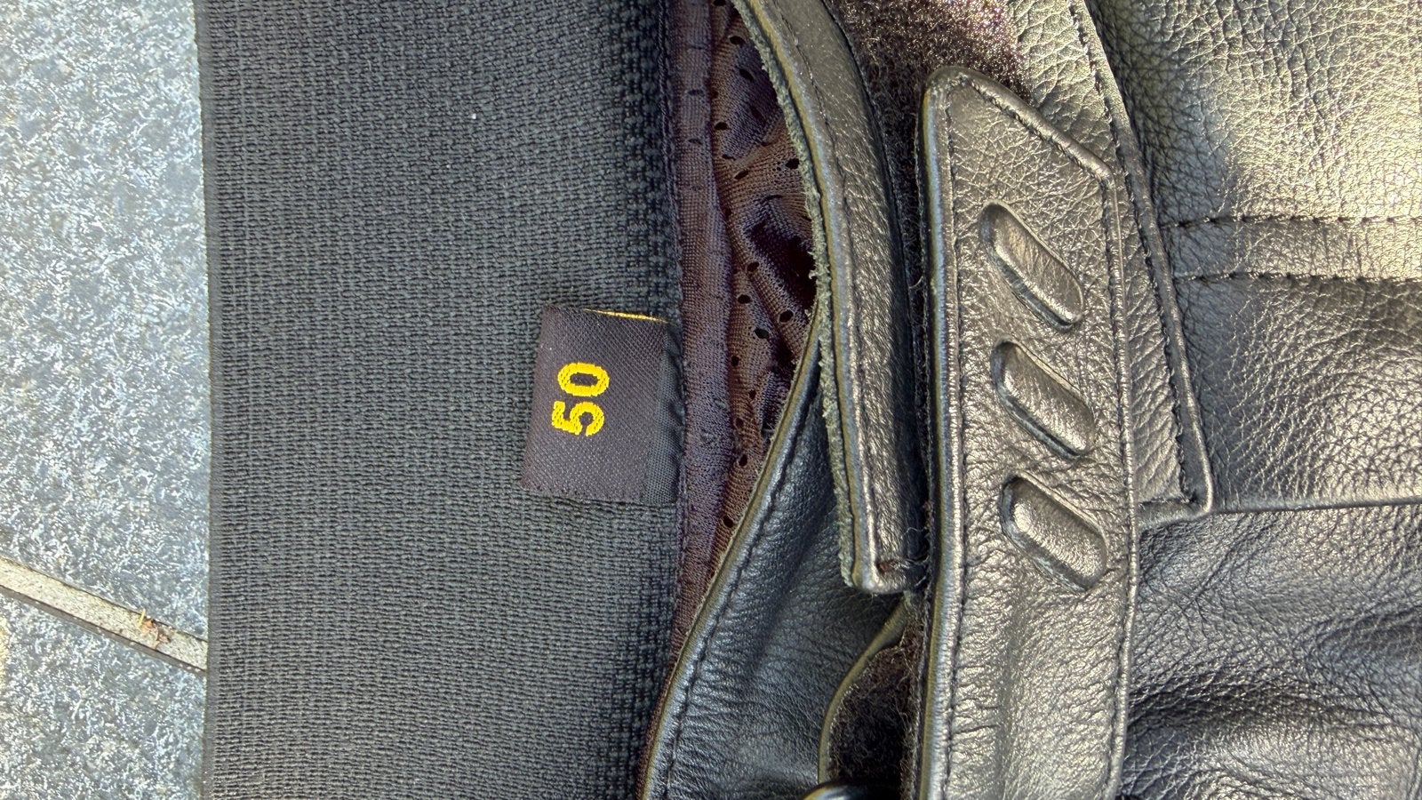 Leren Difi motorbroek - Maat 50, Ophalen of Verzenden, Tweedehands, Heren, Broek | leer